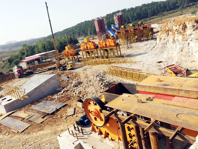 Limestone production line